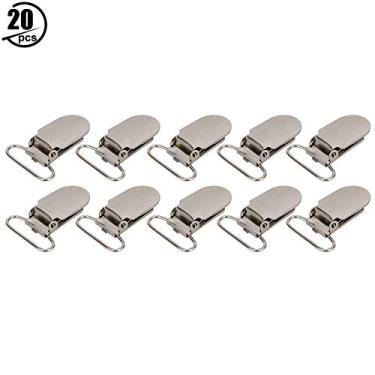 Imagem de Sluffs Pacote Com 20 Clipes De Metal Para Mamilos, Clipes De Estilingue, Clipes De Estilingue Para Projetos De Decoração De Roupas, Artesanato(20PCS)