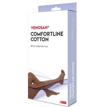 Imagem de Meia 3/4 Média Compressão Venosan Cotton Ziper 20-30 AD PE Aberto