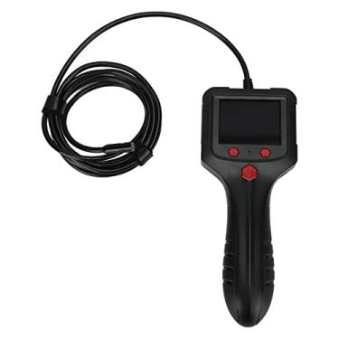 Imagem de Zerodis Blocos de facas, endoscópio boroscópio, câmera endoscópica de 6,9 cm com luz portátil tela HD 1080p à prova d'água, câmera de inspeção de esgoto com luzes para boroscópio articulado
