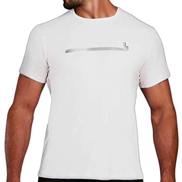 Imagem de LUPO Camiseta T-Shirt Manga Curta Dry Fit Proteção UV50 Esportiva Adulto Masculino, Branco, XG