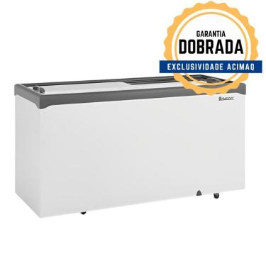 Imagem de Freezer Horizontal Ghd500h Cinza 500 Litros 2 Tampa Vidro 220V Gelopar
