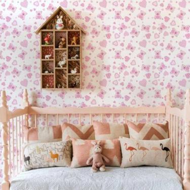 Imagem de Papel De Parede Kids Ursinho Menina