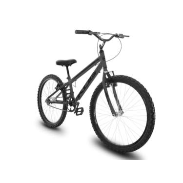 Imagem de Bicicleta Infantil Masculina Aro 24 KOG Alumínio Rebaixada,Grafite Preto
