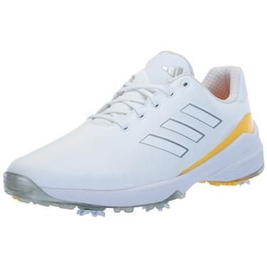 Imagem de adidas Sapato de golfe masculino ZG23, Ftwrwhite/Silvermet/Spark, 10