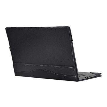 Imagem de XJchen Capa para laptop compatível com HP Envy x360 2 em 1 13-bf 13-bf000 capa protetora capa protetora capa para notebook 13bf bolsa (preto)