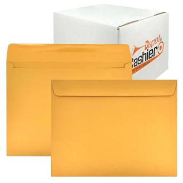 Imagem de Envelopes Livreto 150 Cashier Depot 23 cm x 30,5 cm (Lado Aberto), Pesado Premium 12,7 kg (Kraft)