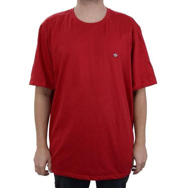 Imagem de Camiseta Masculina Olho Fatal MC Plus Size Vermelha - 710000-Masculino