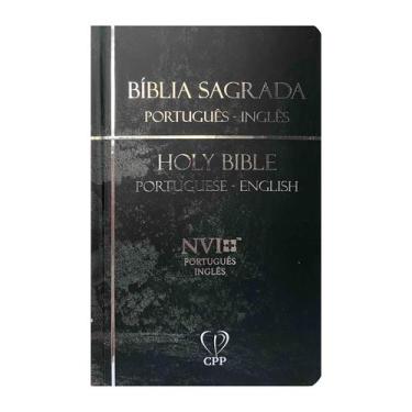 Imagem de Bíblia Sagrada Bilíngue Português-Inglês Nvi Capa Dura Preta - Cpp