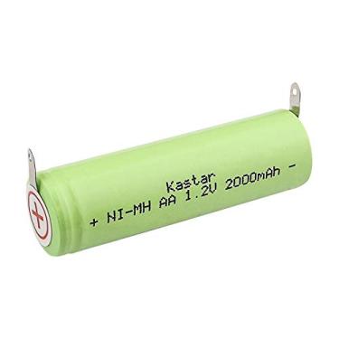 Imagem de Kastar Rechargeable Shaver Battery Pack AA 1.2V 2000mAh Fits Braun, Norelco, Remington Shaver Models and Others (deatil Compatible Models Please Search The Below Description)