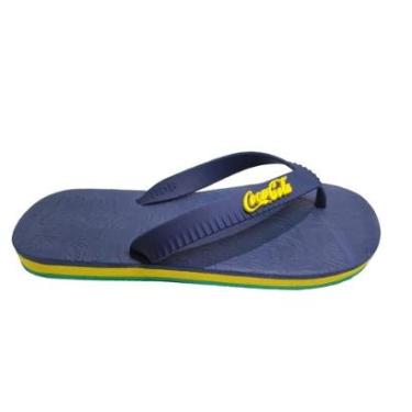 Imagem de Chinelo Dedo Casual Masculino Brasil Copa Coca Cola Cc3805-Masculino