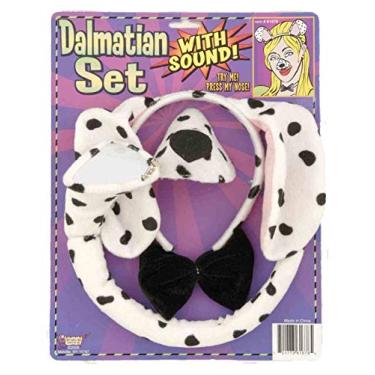 Imagem de Forum Novelties Animal Costume Set Dalmatian Dog Ears Nose Tail with Sound Effects