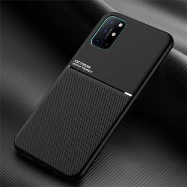 Imagem de Capa de telefone para oneplus 9 8 7 pro 8t 7t 9 rt nord adsorção de carro capa à prova de choque para oneplus 1 ace 10t 5g shell, preta, para oneplus 8 pro
