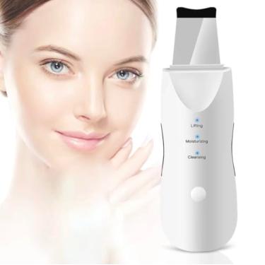 Imagem de Aparelho de Peeling Esfoliante Ultrassônico Limpeza Facial Profunda Remoção de Cravos Antirrugas