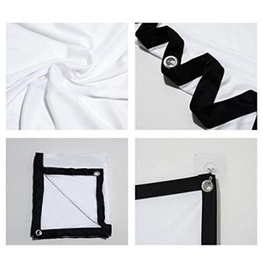 Imagem de Tela do Projetor de 100 Polegadas, 16:9 Dobrável, Resistente a Rugas, Furos Precisos, Tela do Projetor HD para Exterior, Proporção de Aspecto 16:9, Tamanho de 100 Polegadas,