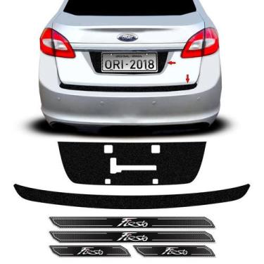 Imagem de Kit Protetor Porta-Malas New Fiesta 11/14 + Soleira Da Porta - SPORTIN