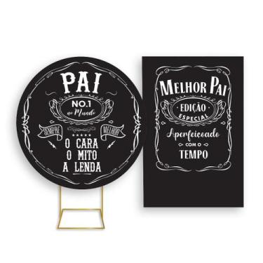 Imagem de Painel De Festa Redondo 1,50x1,50 + Painel Vertical 1,50x2,20 - Dia Do