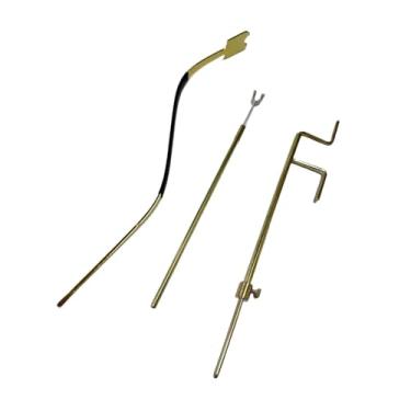 Imagem de TTETTZ Kit de Ferramentas de Reparo para Instalação de Luthier de Violoncelo de 3 Peças, Ferramenta de Poste de Som de Violoncelo, Conjunto de Ajuste com Med, dobrado