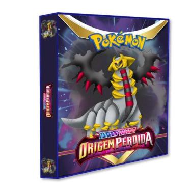 Imagem de Álbum Pasta Fichário Pokemon Espada e Escudo Origem Perdida Capa Dura 