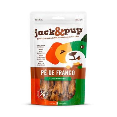 Imagem de Petisco Jack&Pup Pé de Frango para Cães de Porte Grande