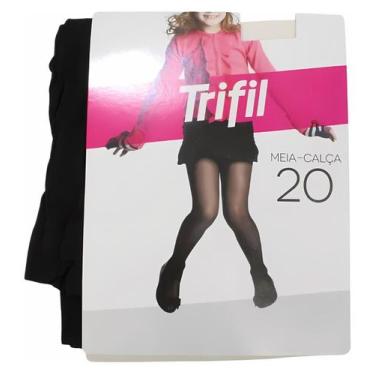 Imagem de Meia Calça Infantil Fio 20 Trifil Ref W06851, Branco, M