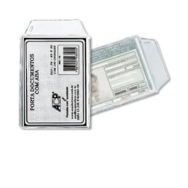 Imagem de Kit Protetor Porta Documentos Cnh 65mm x 90mmC/aba 200 Unidades - ACP