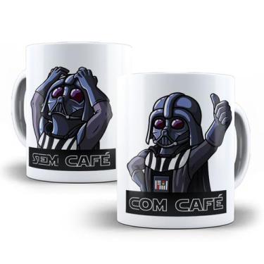 Imagem de Caneca Darth Vader Star Wars Com Café Sem Café Porcelana - Tio da Cane