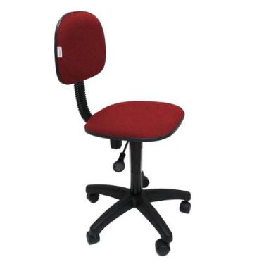 Imagem de Cadeira Secretaria Giratoria Polo - Maiart, Tecido J. Serrano, Vermelh