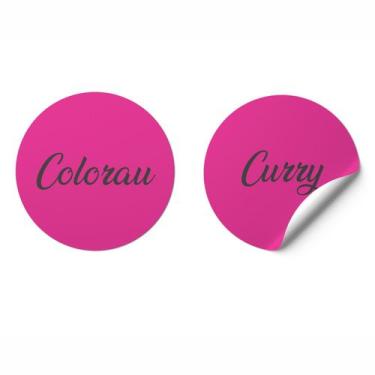 Imagem de Adesivo Porta Temperos Mantimentos Impermeável Rosa Preto - Micro Ofic