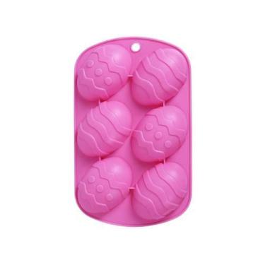 Imagem de Forma Em Silicone Ovo De Pascoa Médio Antiaderente - udlandia