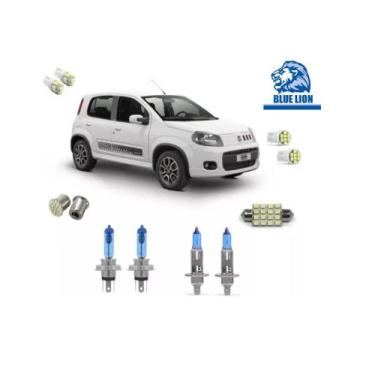 Imagem de Uno Vivace / Mille Way Farol Super Branca + Led Novo - Blue lion