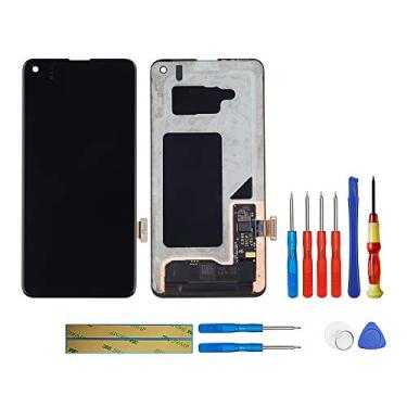 Imagem de SWARK Compatível com Samsung Galaxy S10e G970 G970F DS G9730U (Preto) Tela LCD Touch Screen + Ferramentas