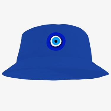 Imagem de Chapéu Bucket Hat Estampado Olho Grego - MP Moda Masculina, Único, Azu