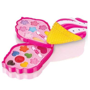 Imagem de Paleta de Sombras E Gloss - Sorvete Vanilla Ice Cream - Maquiagem Infa