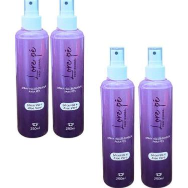 Imagem de SPRAY HIGIENIZANTE GLICERINA E ALOE VERA SPA DOS PÉS 250ml - LORE PÉ K