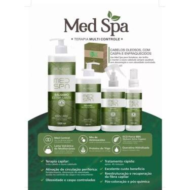 Imagem de Kit Med Spa Terapia Capilar  Com Lama Vulcânica All Nature,  Tratament