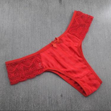 Imagem de Tanga Conforto Renda Lateral - Minha Calcinha, Rubi, GG