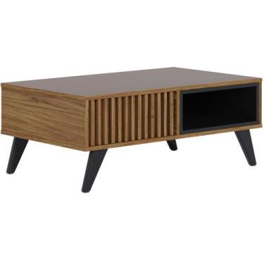 Imagem de Mesa De Centro Para Sala Jeri Noce Milano Preto CLB - Colibri, Noce Mi