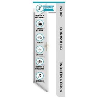 Imagem de Veda Porta Rodo 80Cm Branco - Stamaco Home