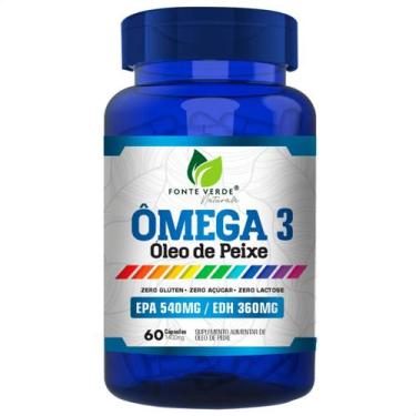 Imagem de Ômega 3 Óleo de Peixe 60 Cáps Fonte Verde