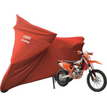 Imagem de Capa Para Cobrir Moto KTM 350 SX-F Alta Durabilidade - Mz, Vermelha