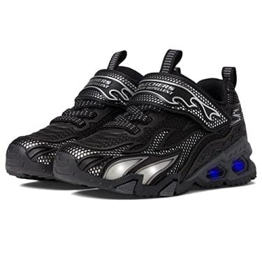 Imagem de Skechers Unissex-Infantil Shoutouts 2.0, Preto/prata, 3 Little Kid