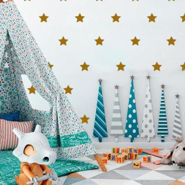 Imagem de Kit de Adesivos Estrela - Kanto Store, Dourado