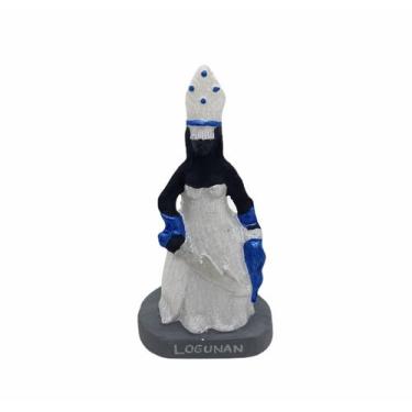 Imagem de Escultura Orixá Oyá Tempo Logunan Em Resina 10 Cm - Bialluz Presentes