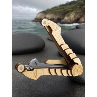 Imagem de Shamanicshop Harpa judia da fragata D. Glazyrin (em uma caixa de madeira) - instrumento musical oral (harpa de mandíbula) Belo som de excelente qualidade maultrommel russo original (harpa de