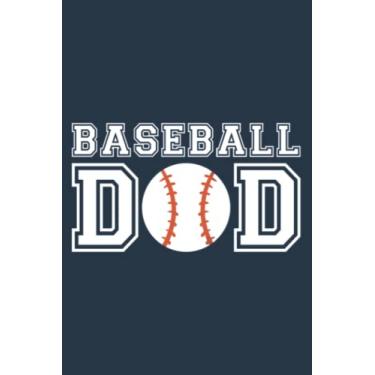 Imagem de Baseball Dad Baseball For Father Baseball: Study Notebook, 6 x 9 inches, 120 pages