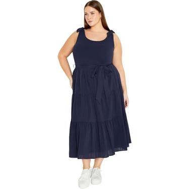 Imagem de City Chic Vestido plus size Hallie em azul-marinho, Azul marino, 25 Plus Size
