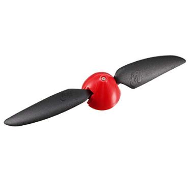 Imagem de uxcell RC Folding Propellers 6x4 inch Spinner Size D27xH25mm 2mm Motor Shaft Dia. 2-Vane for Airplane Helicopter Nylon