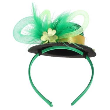 Imagem de FRCOLOR De Chapéu Alto Para O Dia Das Bruxas Faixa De Cabelo Para Mulheres Design De 3 Folhas Faixa De Cabeça Feminina Para Carnaval E Festa