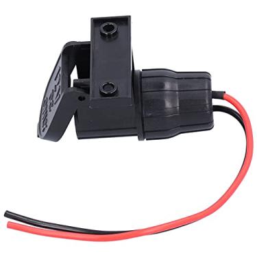 Imagem de Adaptador de acendedor de cigarro, à prova de chuva, soquete fêmea leve com tampa de proteção para aplicação de 12 V