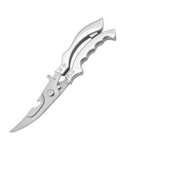 Imagem de Tesoura Profissional de Cozinha Inox para Frango Legumes Carnes Aves, 27cm x 5cm